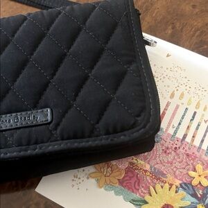 Vera Bradley Black Quilted Crossbody Bag